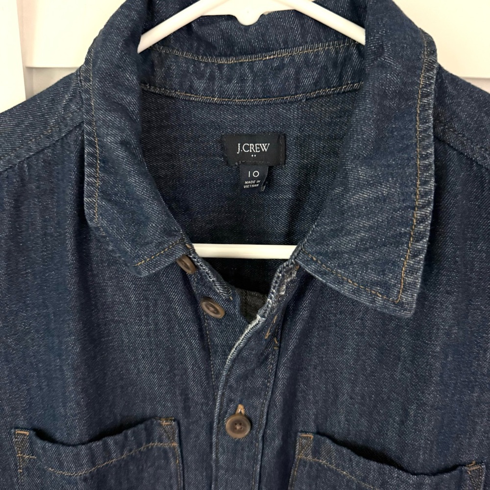 J. Crew denim dress :: size 10 - Picture 3 of 11